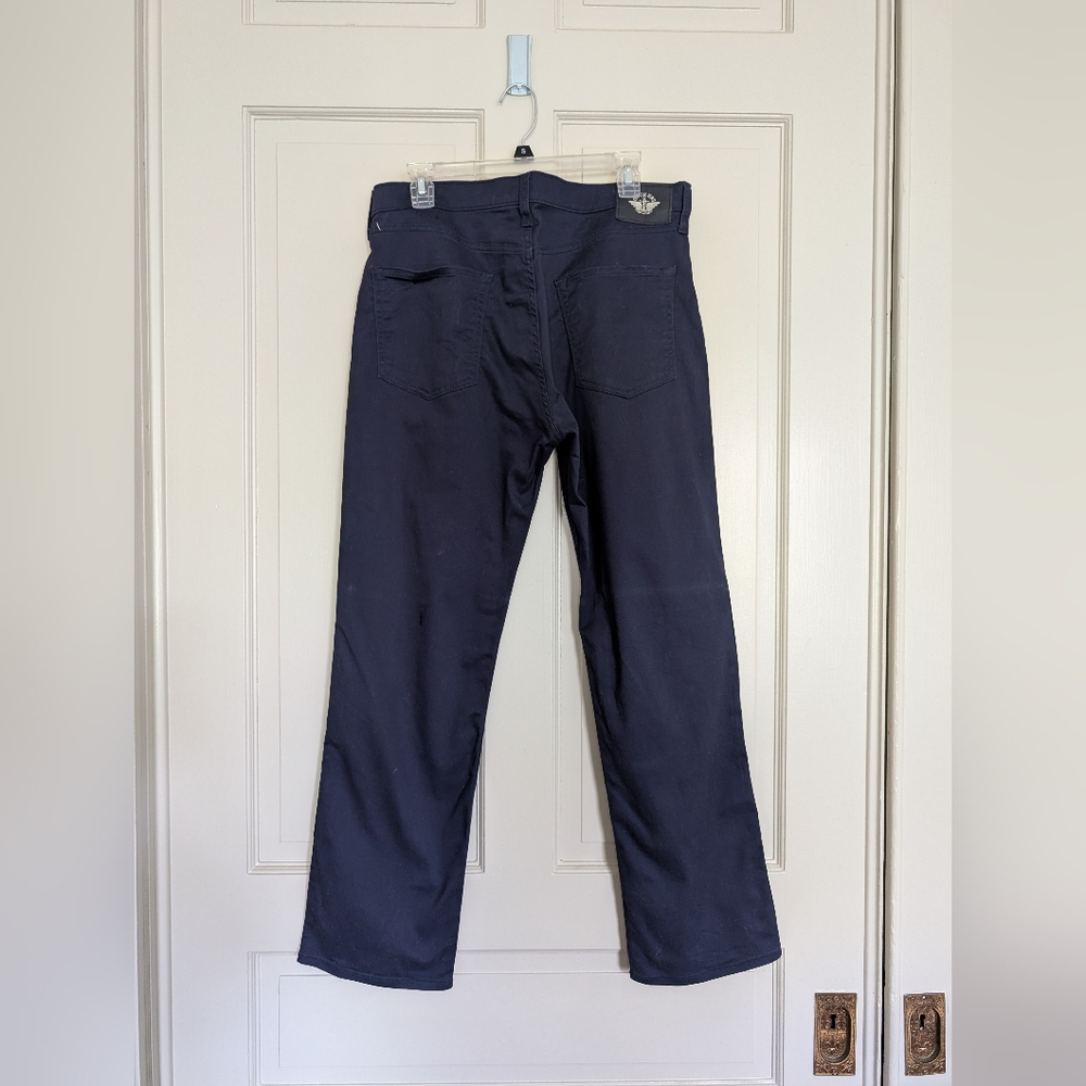 Dockers Men's Navy Blue Straight Fit Chino Pants Size 33x30